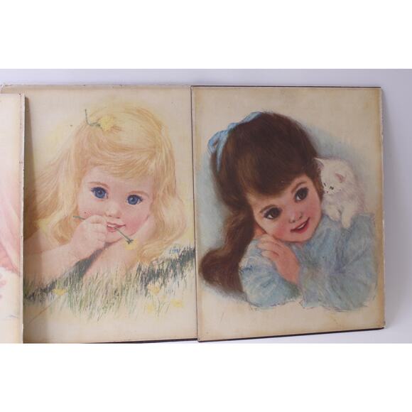 Francis Hook, Northern Tissue, Girls Ad Prints, Wooden Plaques,~ 241111-DIM E-2 - Picture 3 of 6